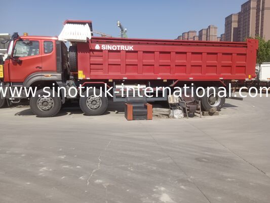 Sinotruk NX Tipper Dump Truck с двигателем 371 л.с., вместимостью 40-50 т и приводом 8 × 4 для тяжелого грузового транспорта Красный