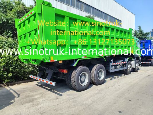 Сверхмощный самосвал HOWO TX 8X4 400HP, двойной задний мост 16T, двойной передний мост 9,5T