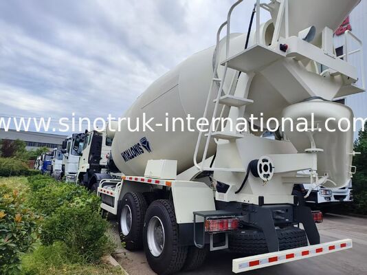 Тяжелый грузовик HOWO 8x4 16m3 Бетонный смеситель Грузовик 371HP Двигатель PMP Уменьшитель скорости для строительства