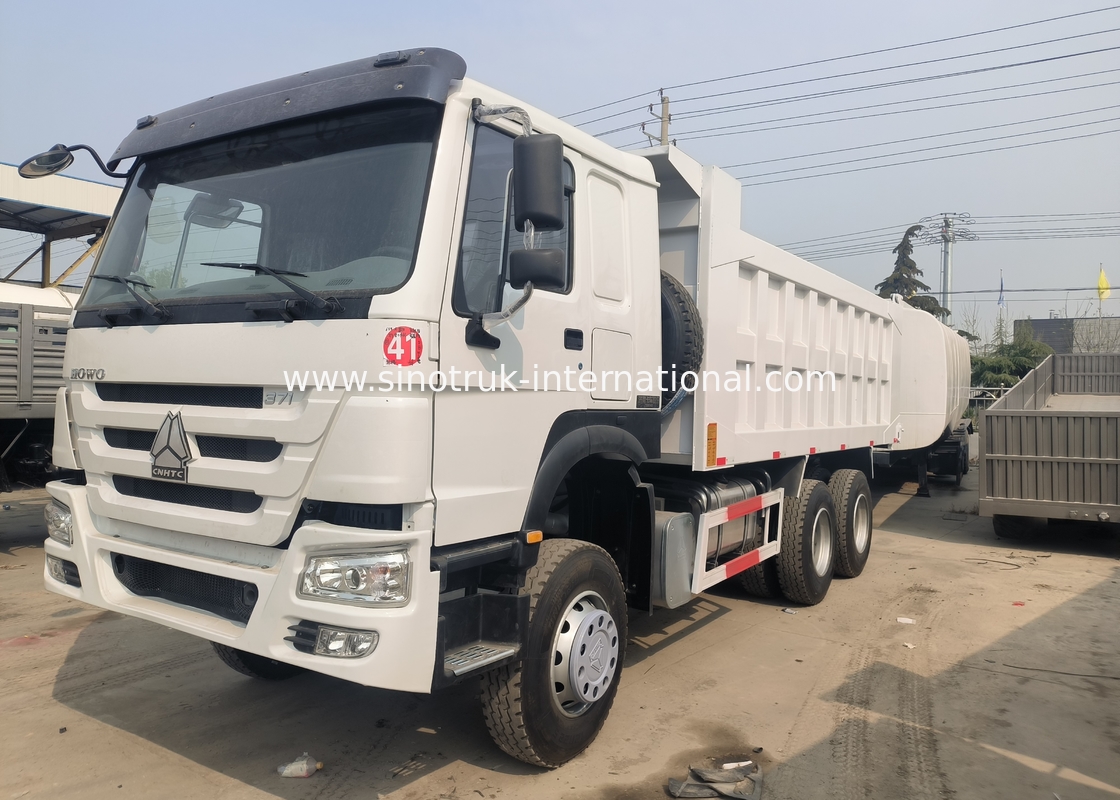 Sinotruk Howo Использованные грузовики с откидкой 371hp или 375hp 6 × 4 Ремонт