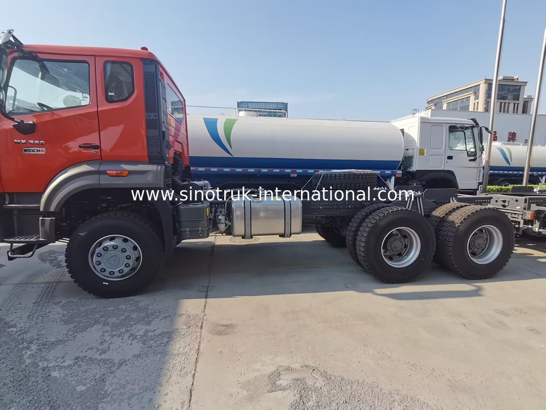 Sinotruk Новый Howo Tipper Dump Truck Шасси Weichai Двигатель 6 × 4 LHD Оранжевый цвет