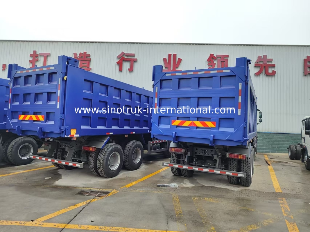 8X4 Blue Tipper Dump Truck 380hp 12 колес Белый H77L ZZ3317V3567B1 Тип U