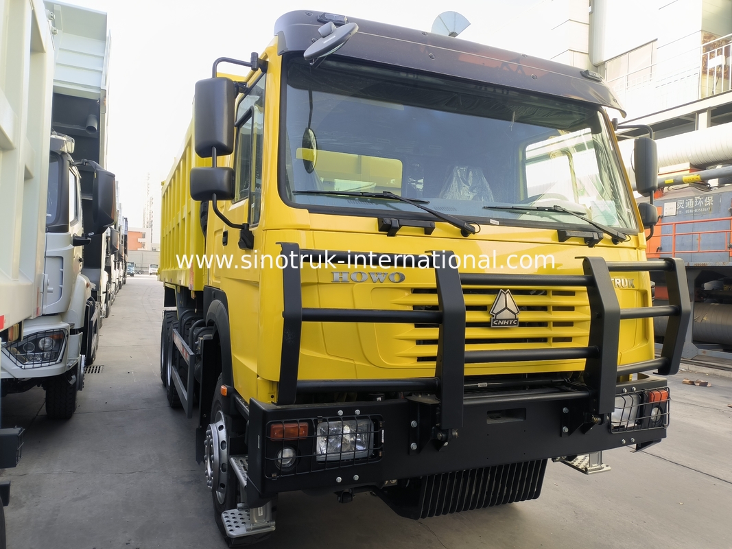 Sinotruk Howo Tipper Dump Truck 6 × 4 Lhd 10 колес 20CBM грузовой коробки Горные шины