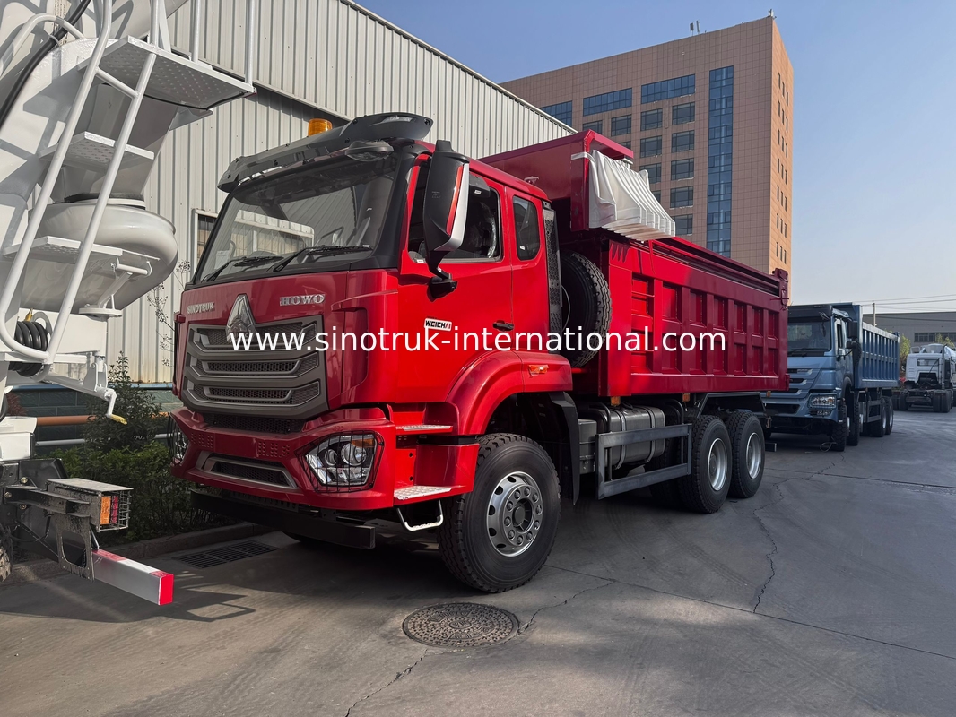 SINOTRUK HOHAN Новый Howo 6X4 RHD 10 колес с укрепленной брезентой твердой задней дверью Эффективный транспорт