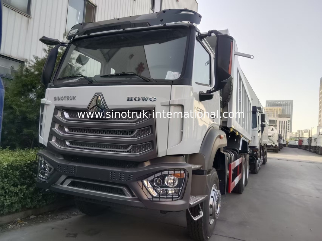 2 пассажира Sinotruk Hohan Tipper Dump Truck Weichai Двигатель 6 × 4 LHD 380 л.с. с ручной трансмиссией