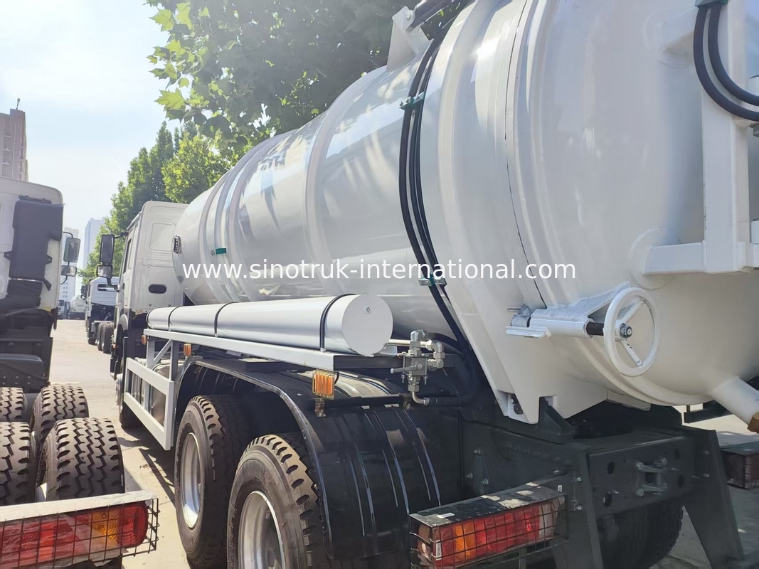 HOWO 6*4 16CBM 380HP Трактор для очистки сточных вод Высокопроизводительная производительность соответствует эффективным многофункциональным решениям для очистки