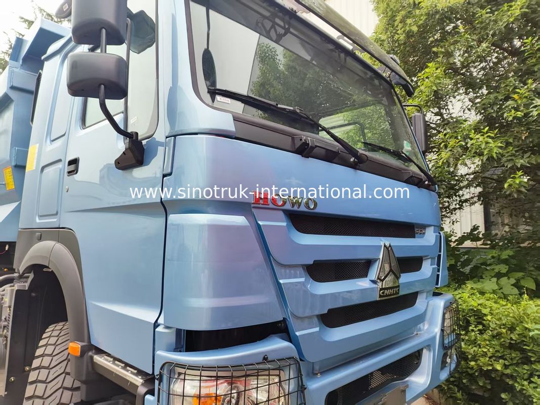 Синий самосвал с U-образным кузовом (20 куб. м, 6x4, 380 л.с.): Выдающиеся преимущества для быстрой разгрузки материалов