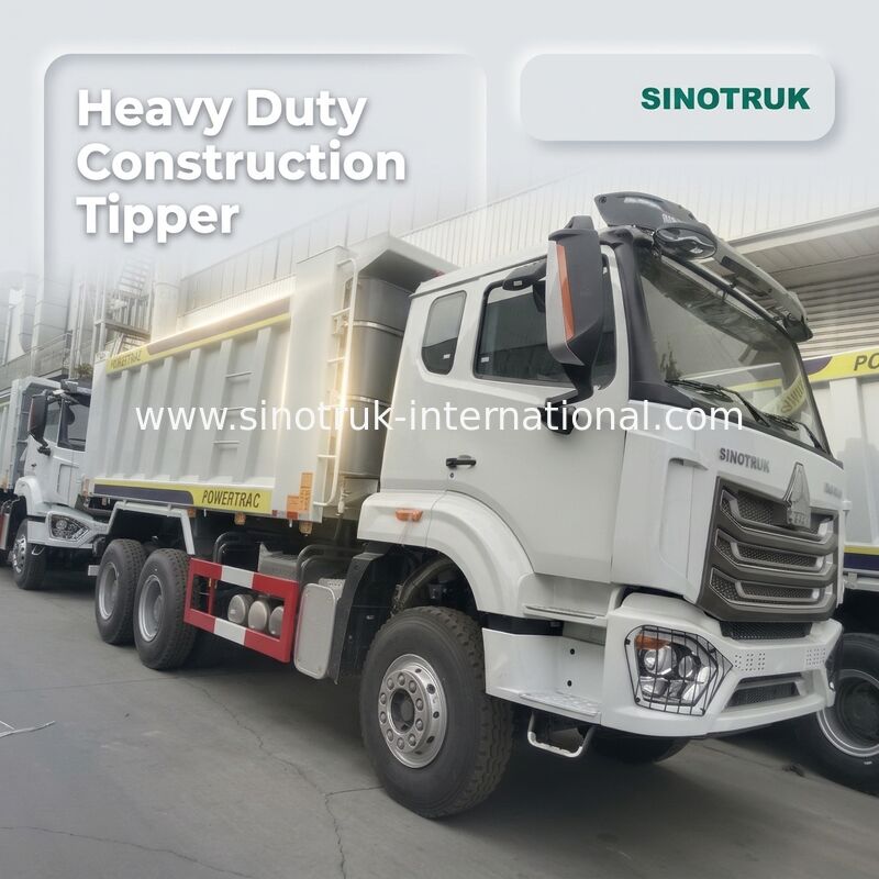 30-40 тонн RHD 10 колесный свертывающий грузовик SINOTRUK Haohan для строительства Белый