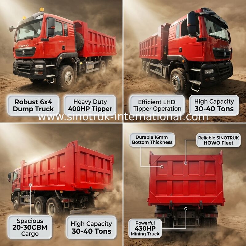 Самосвал HOWO ZZ3257V384GB1 400 л.с. 6x4 LHD