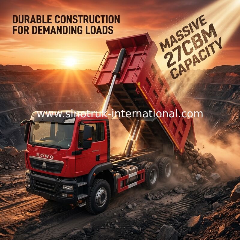 SINOTRUK 6*4 грузовик с наклоном для стандарта выбросов Евро 2 и тяжелой грузовой перевозки