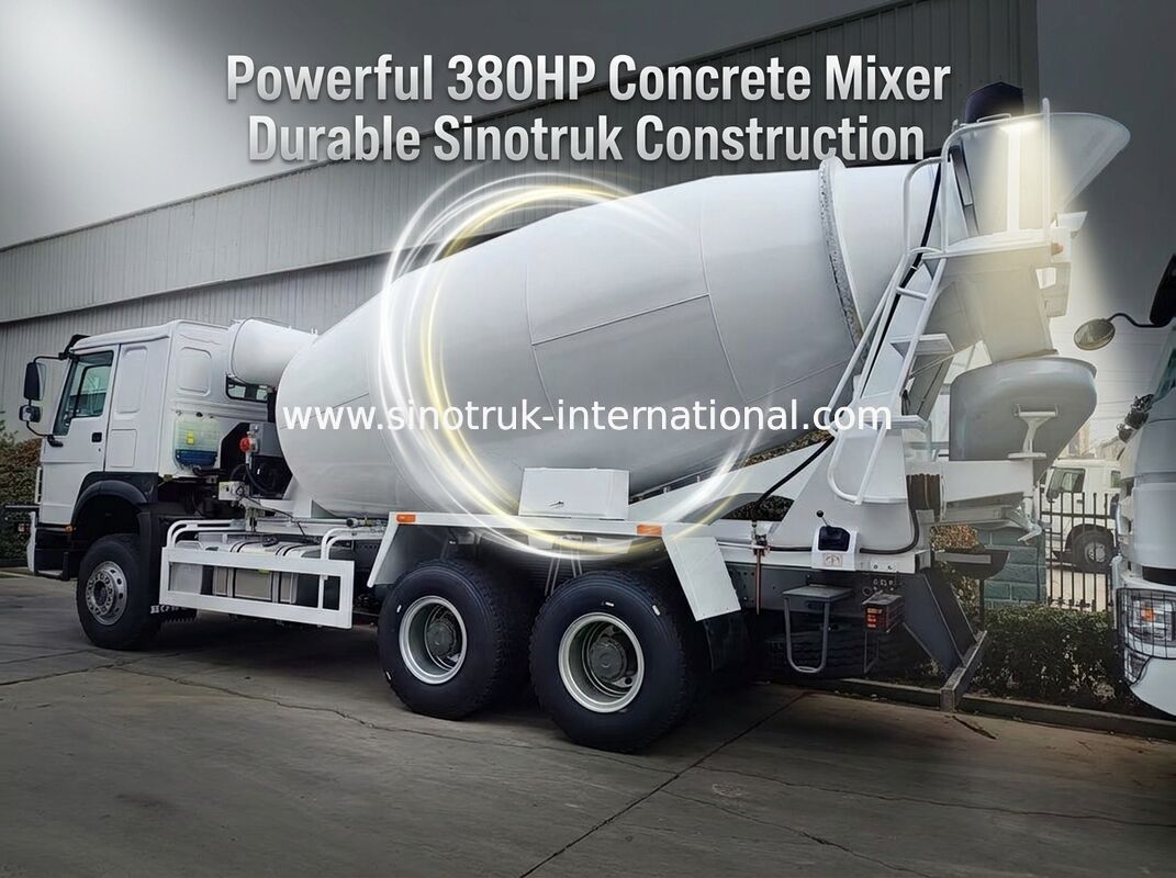 Sinotruk Howo Бетонный смеситель 10CBM 6 X 4 Euro 2 380Hp Строительство