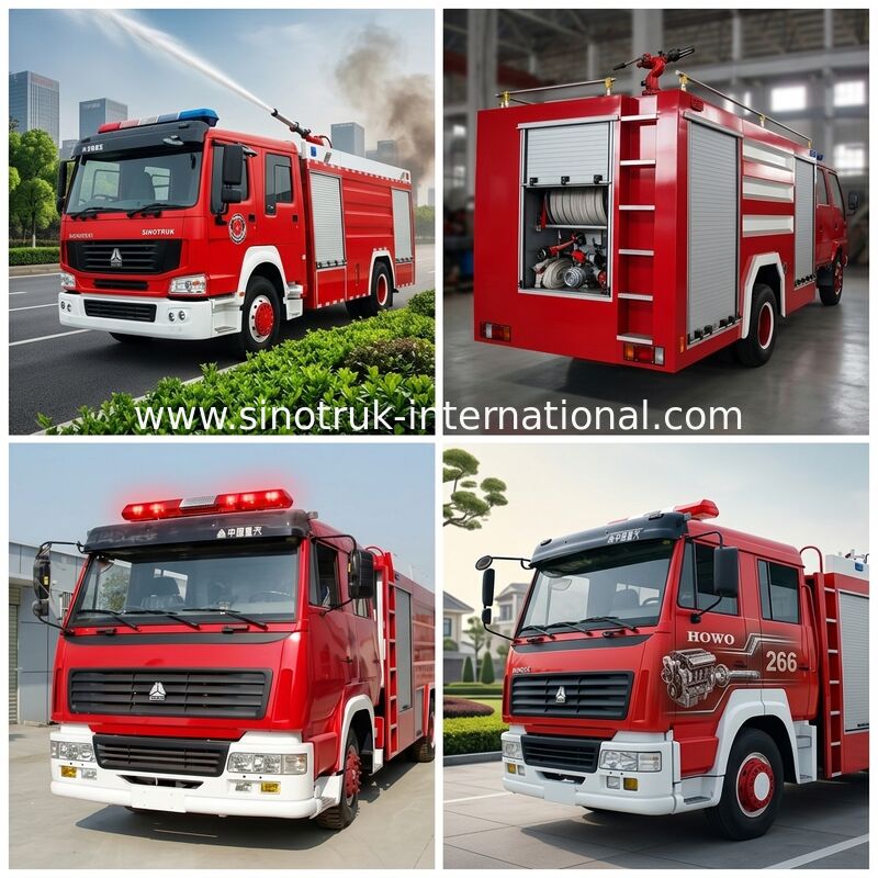 Тележка SINOTRUK HOWO 8-12CBM 266HP бой пожара для борьбы с пожарами или брызгать