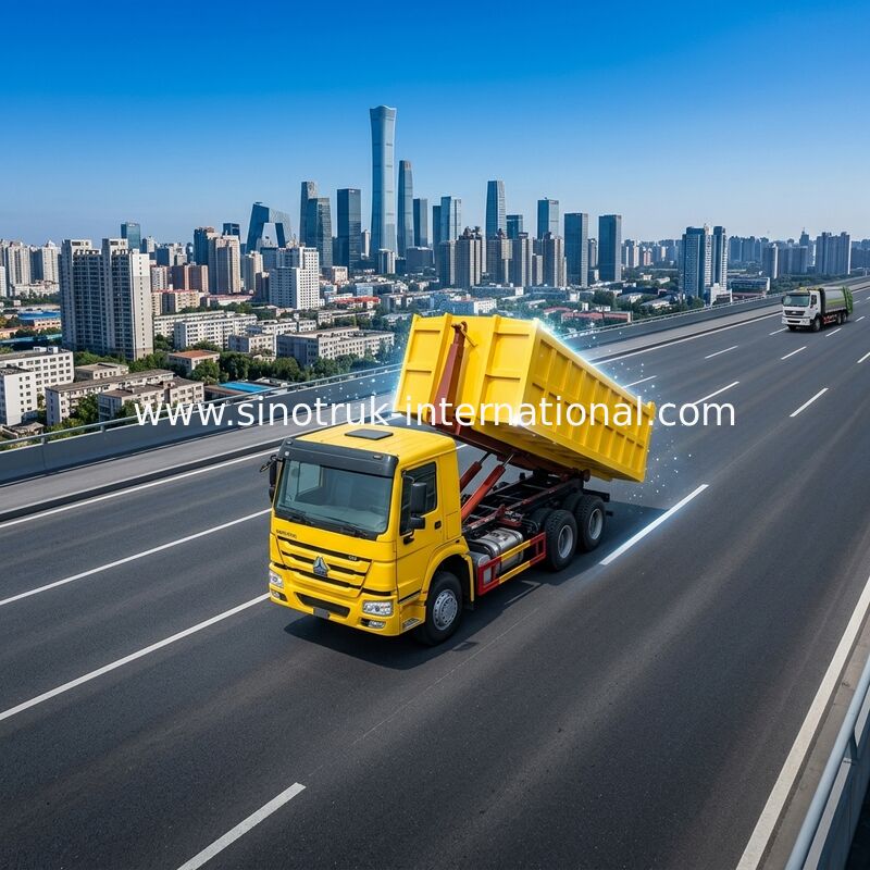 Гидровлическая система управления автоматизировала тележку 6X4 LHD Euro2 собрания отброса