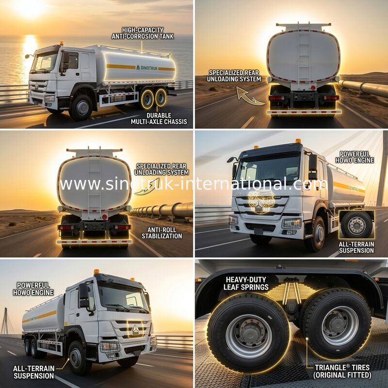 HOWO 6*4 340 л.с. двигатель Weichai, 25CBM нефтяной танк