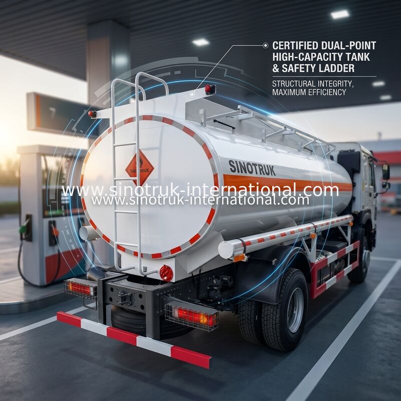 Тележка масляного бака Sinotruk Howo 10-20CBM евро 4 x 2 Lhd 2 290 лошадиной силы