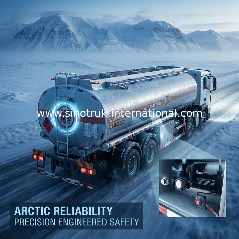 Стабилизированная тележка масляного бака SINOTRUK HOWO 30 до 40 CBM для перевозки 8X4 RHD масла
