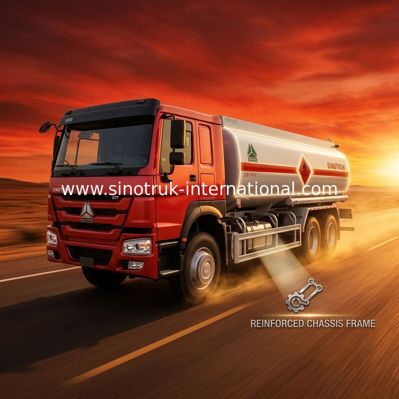 Тележка масляного бака 8-12CBM SINOTRUK для перевозки 4X2 LHD Euro3 190HP масла