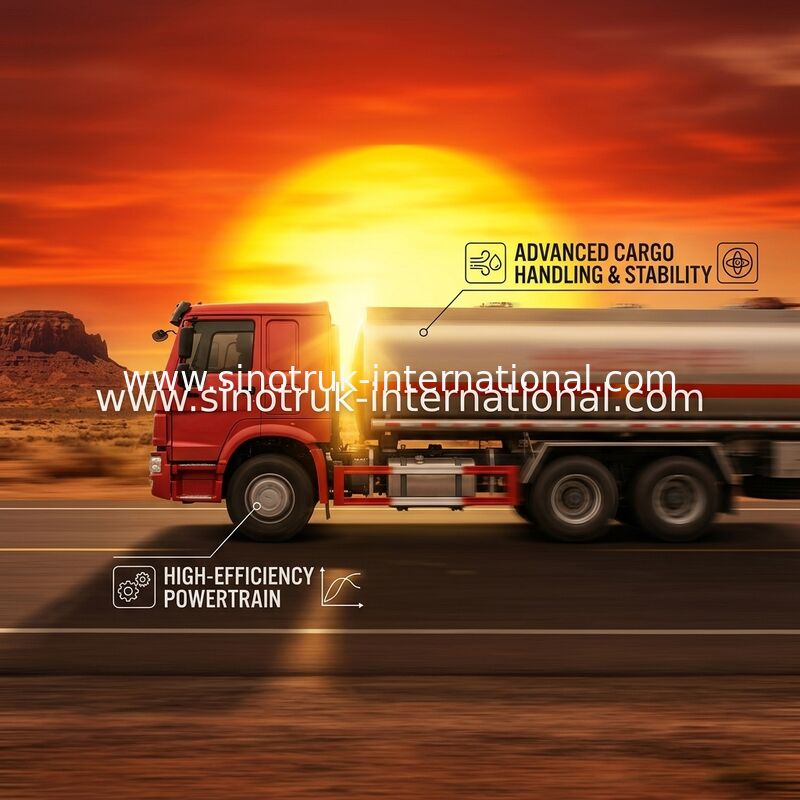 тележка топливозаправщика HP 290 16-20 CBM евро 2 6X4 LHD химическая для газа/масла