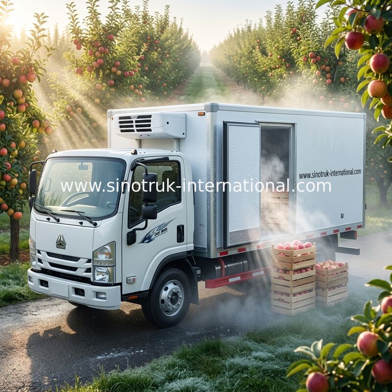 Малые холодильные установки груза 8 тележка Refrigerated тоннами для молокозавода, тележка коробки замораживателя