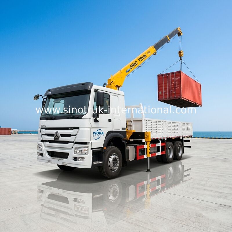 Тележка HOWO установила передвижной кран 5 тонн 4X2 LHD ZZ1127G4215C1