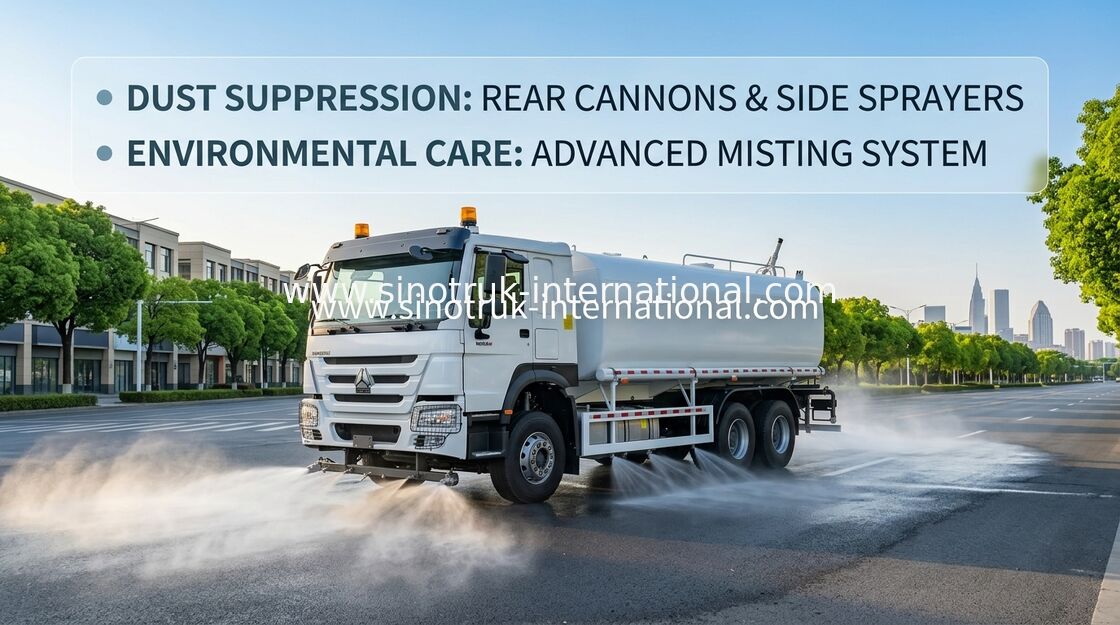 Sinotruk HOWO Белый RHD 6x4 Водосборник ZZ1257V4347B1 с функцией высокого давления