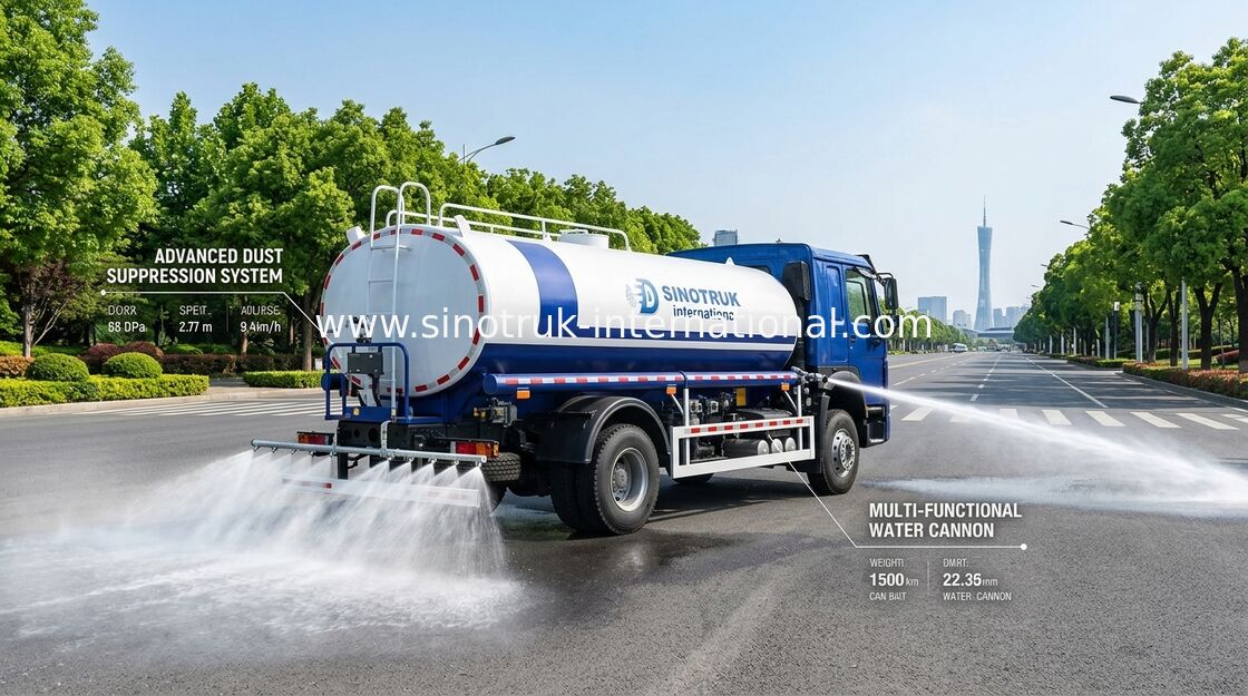 SINOTRUK HOWO Водосборный грузовик 4х2 RHD 300HP 10CBM для устойчивой транспортировки воды