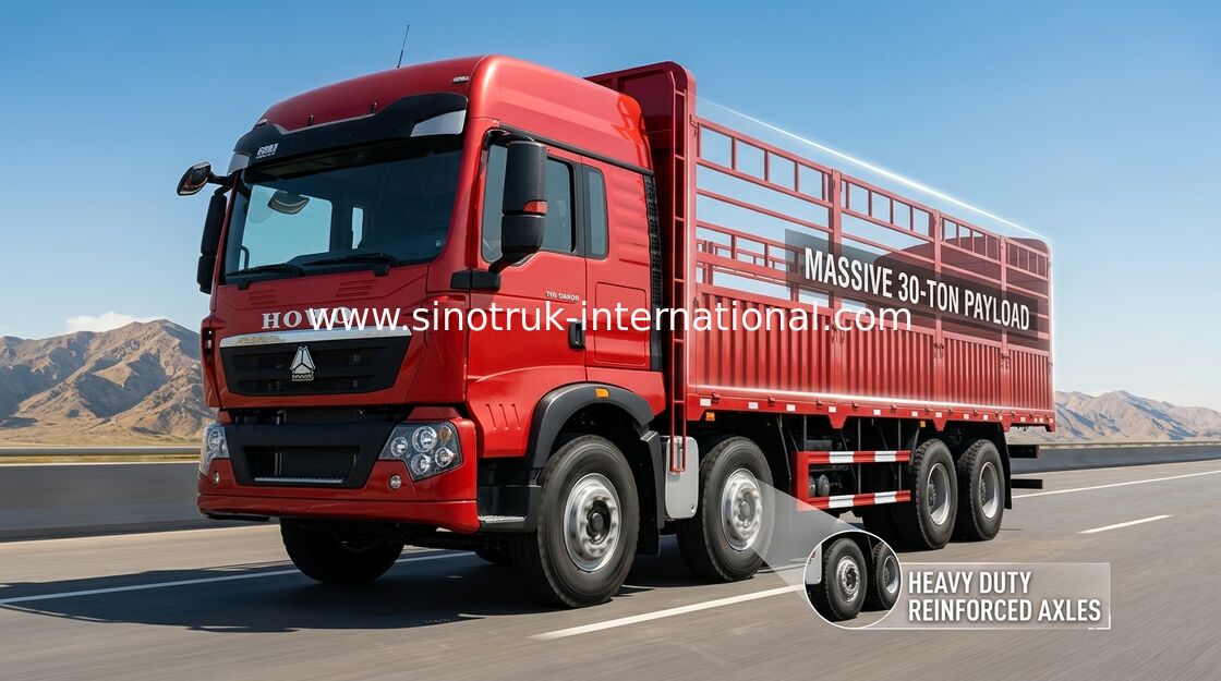 Тип тележка SINOTRUK HOWO 8X4 LHD Euro2 336HP пакгауза коль груза