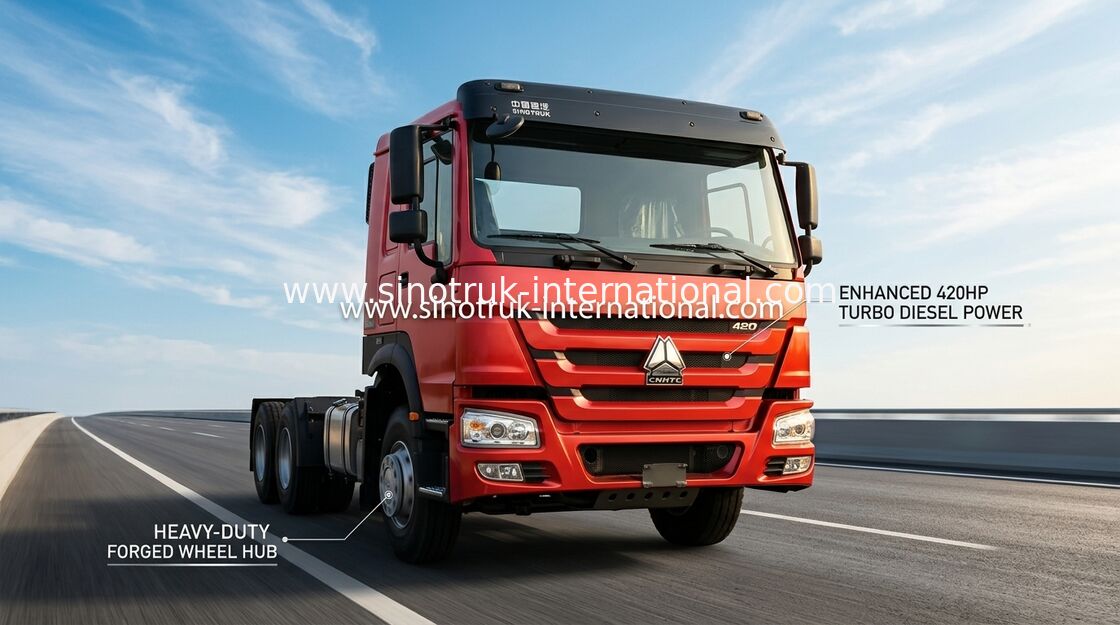 × 4 тележки совершенно новое 430Hp Lhd 10Wheels 6 трактора Sinotruk Howo