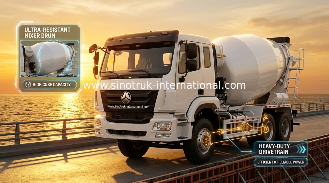 Тележка Euro2 290HP 6X4 ZZ5255GJBM3846B1 насоса конкретного смесителя SINOTRUK HOHAN