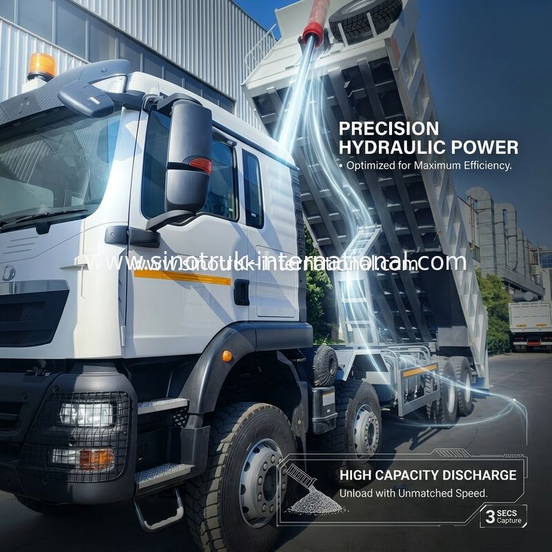 26.91CBM Мощный HOWO TX 8x4 Свертывающий грузовик с колесом 12.00R20