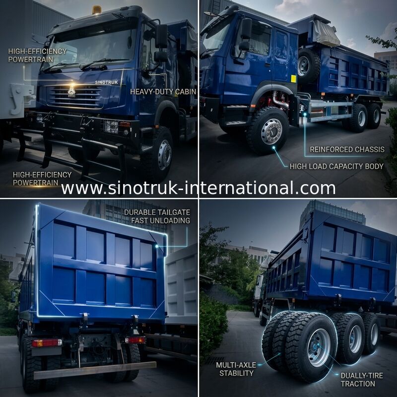 Самосвал SINOTRUK HOWO Ghost Face LHD 6x4 371 л.с. 20 куб.м.