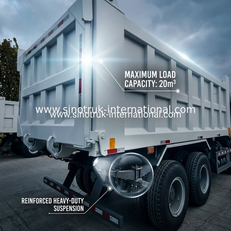 SINOTRUK HOWO 400HP Свертывающий грузовик для строительства A7 Военный предупреждающий фонарь