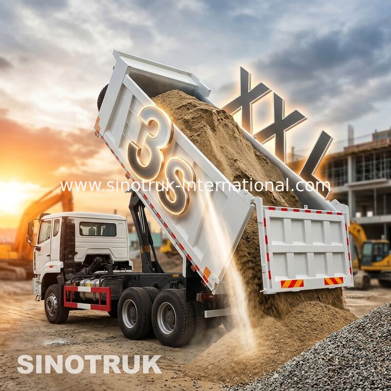 Модель левого или правого вождения Howo Dump Truck 371 House Power Ultimate Heavy Duty Workhorse