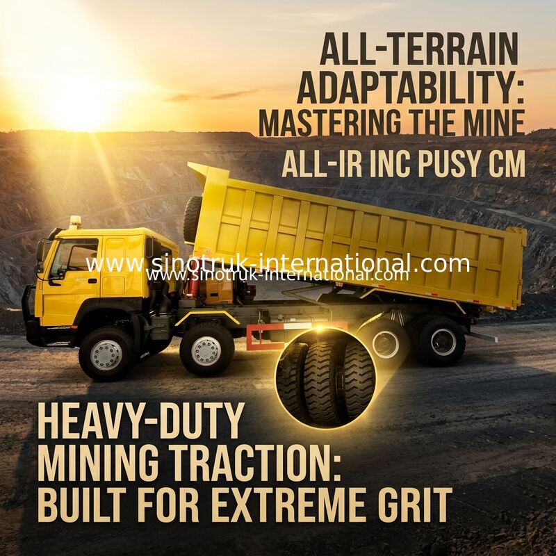 Sinotruk Howo Дэмпер Дэмп Трак 400hp 8 × 4 50-60Тон Lhd 12 колес Большой поднос