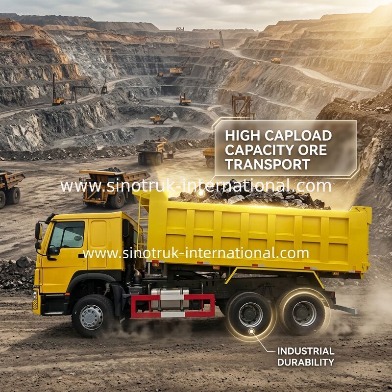 Самосвал LHD 6×4 400HP 20CBM Tipper SINOTRUK HOWO