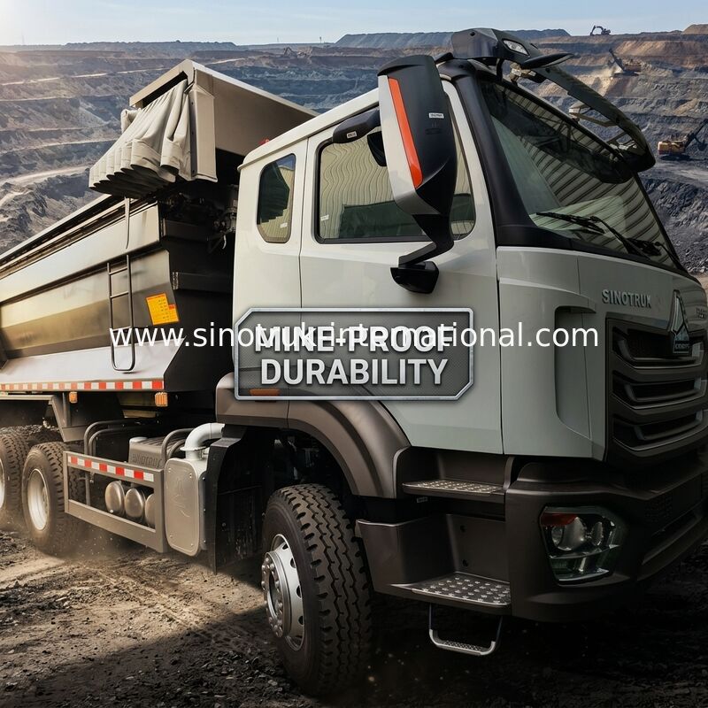 SINOTRUK HOWO LHD 6×4 10колесный грузовик типа U для добычи 40 тонн