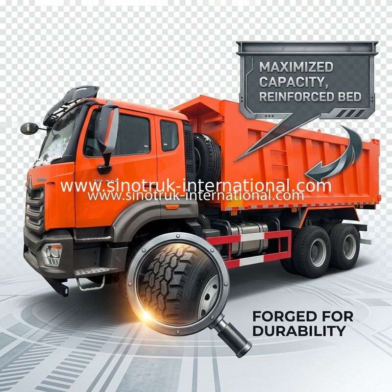 Sinotruk Hohan Дэмпер Дэмпер N7 6 × 4 10 колес 380hp Lhd или Rhd