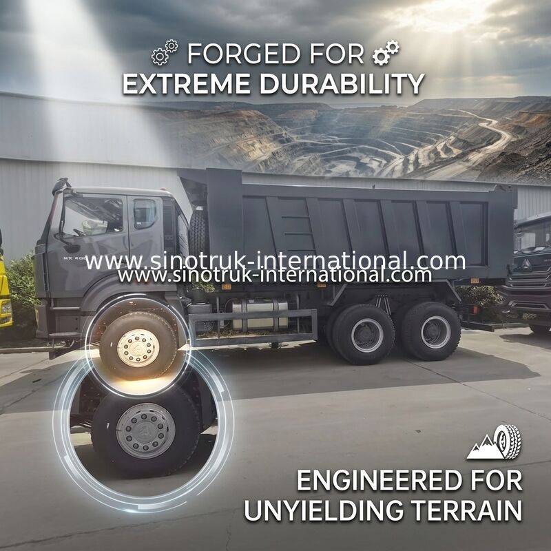 Черная кабина самосвала LHD 6X4 371HP новая Howo E7 Tipper SINOTRUK HOWO