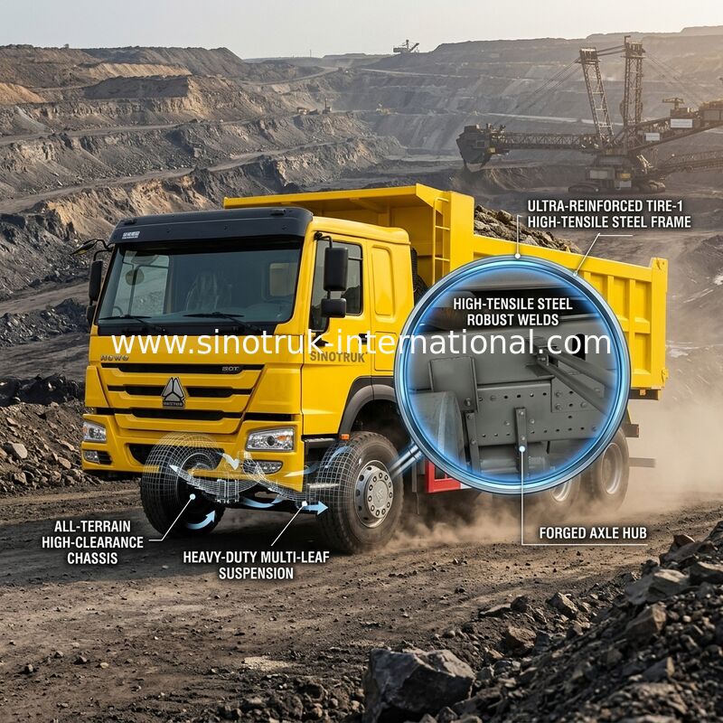 10 самосвала Tipper лошадиной силы 400HP HOWO колес расход топлива высокого низкий