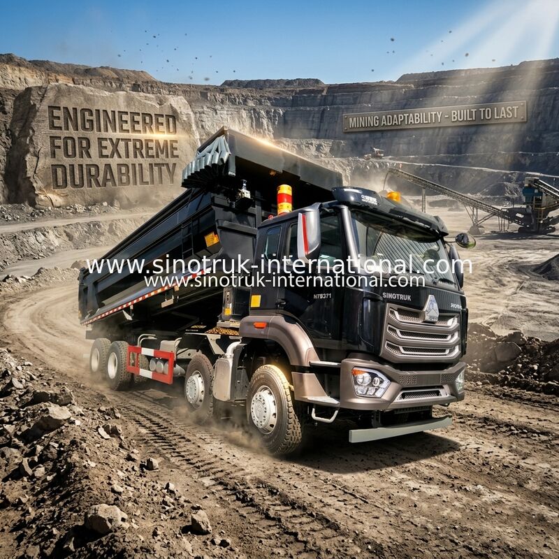 Колеса черное N7 ZZ3317V386JB1R самосвала 8X4 371hp 12 Tipper Sinotruk HOWO