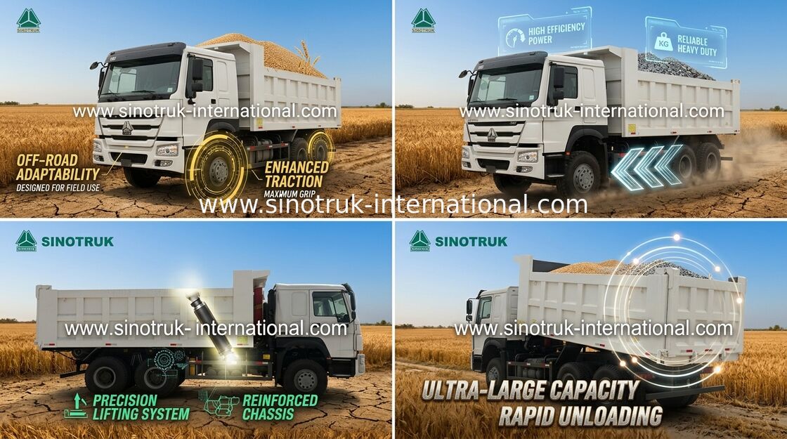 Колесо 30 тележки сброса 10 Tipper горнодобывающей промышленности - цилиндр Lifiting фронта 40Ton HYVA