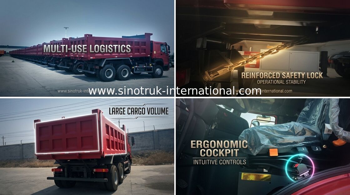 Евро 3 тонны цилиндра тележки сброса HC16 Tipper двигателя 16 6 in-line с водяным охлаждением