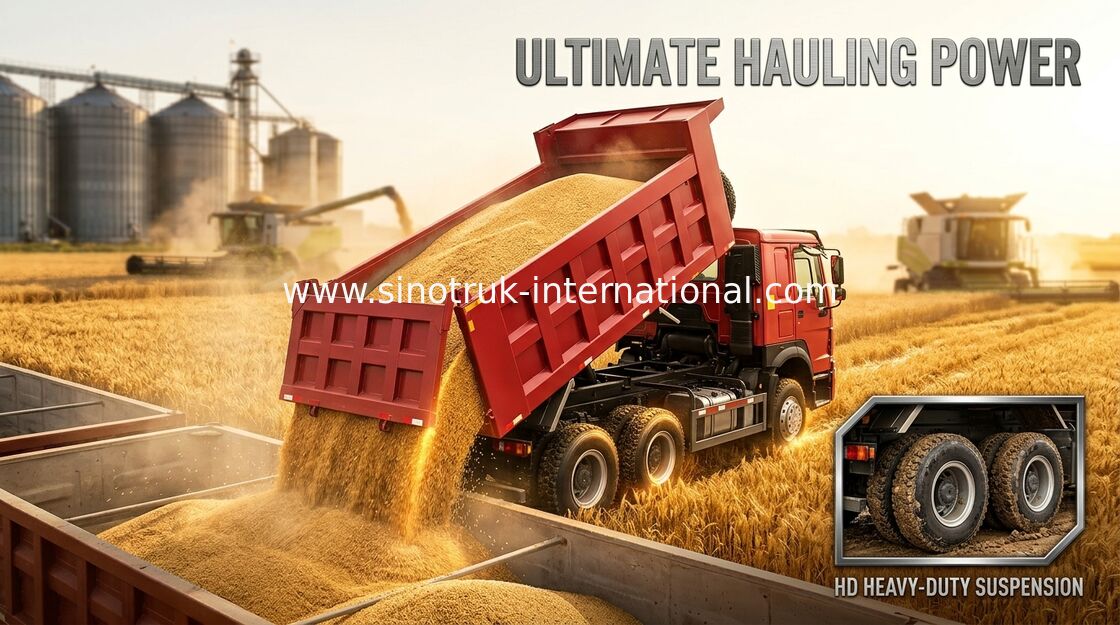 30 до 40 тонн 10 катят цилиндр тележки сброса 10-25CBM Tipper передний поднимаясь гидровлический