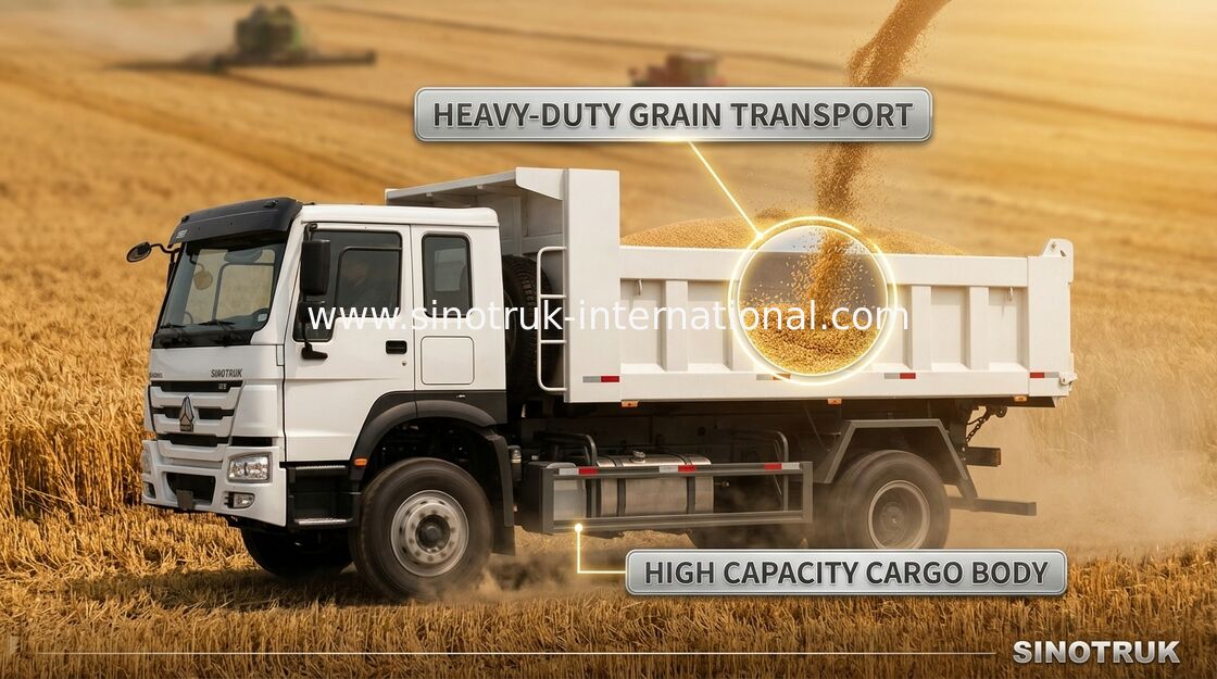 Золотистая тележка сброса 290HP Tipper принца SINOTRUK 4X2 LHD 16tons 9-13CBM ZZ3161M3811C1