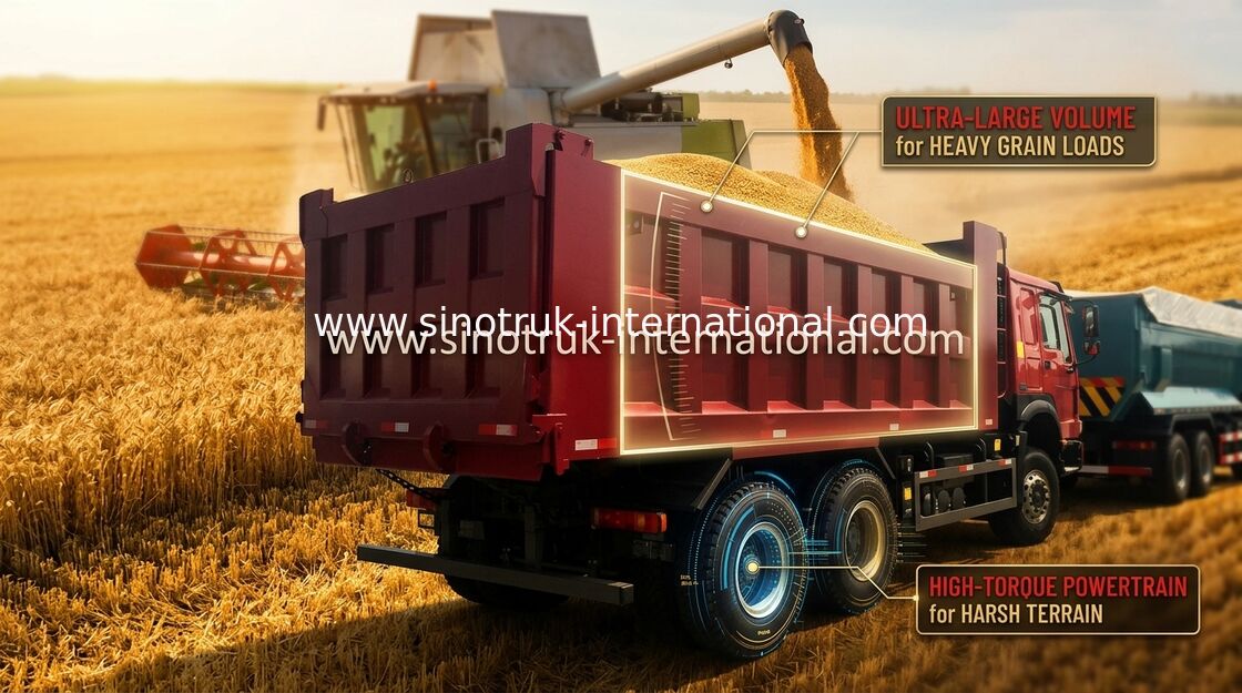 Тонна 10-25CBM ZZ3257N3647A тележки сброса 6X4 Tipper Sinotruk Howo LHD 371HP 25