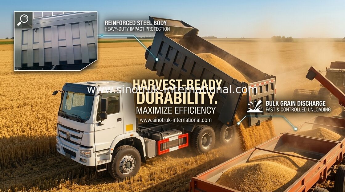 Профессиональные колеса тележки сброса RHD Tipper 10 с стандартом излучения евро 2