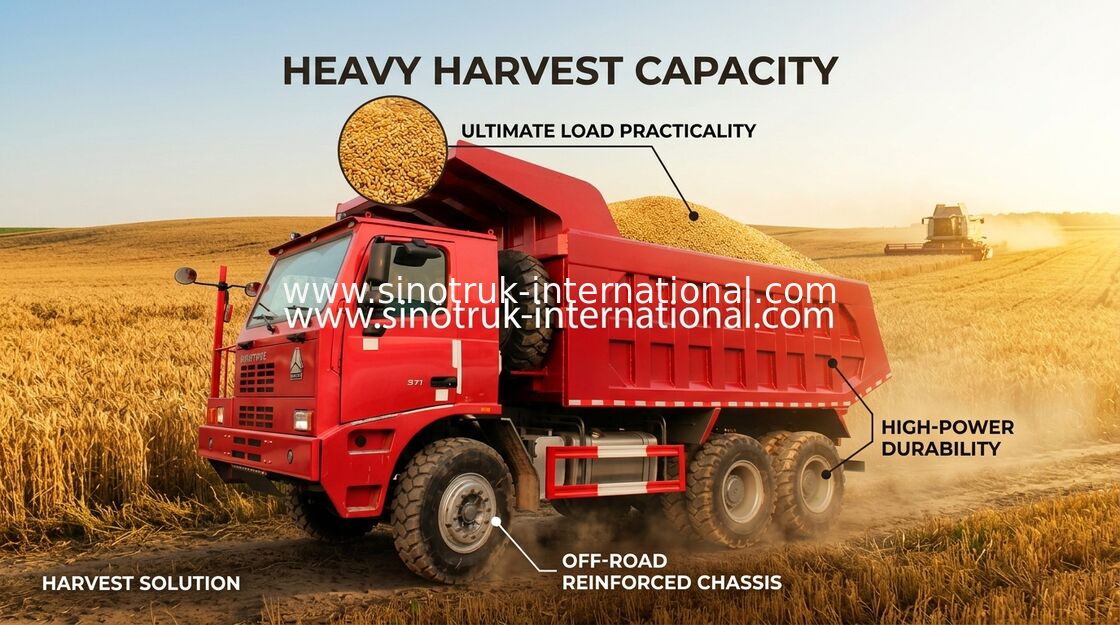 Минируя тележка сброса Tipper 70, тележка сброса евро 2 SINOTRUK HOWO 6x4