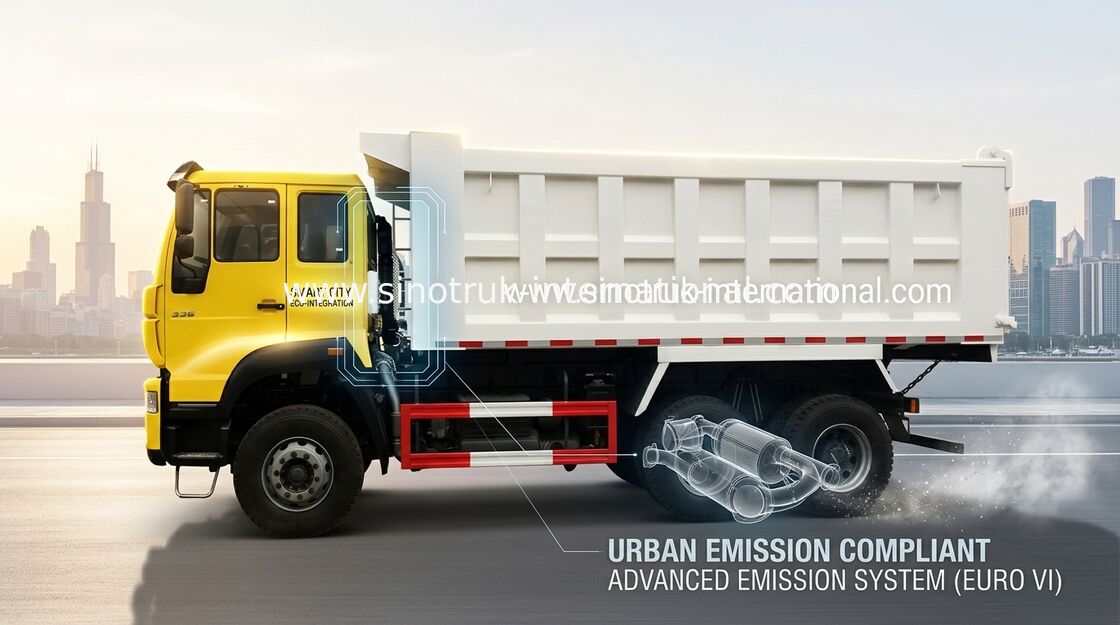Тележка сброса 6X4 принца Tipper SINOTRUK золотистая 290HP 25tons 10-25CBM ZZ3251M3241W