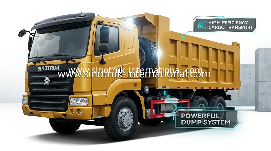 Тележка сброса SINOTRUK Tipper HOWO 25-40tons 371HP 6X4 RHD 10-25CBM ZZ3257N3647A
