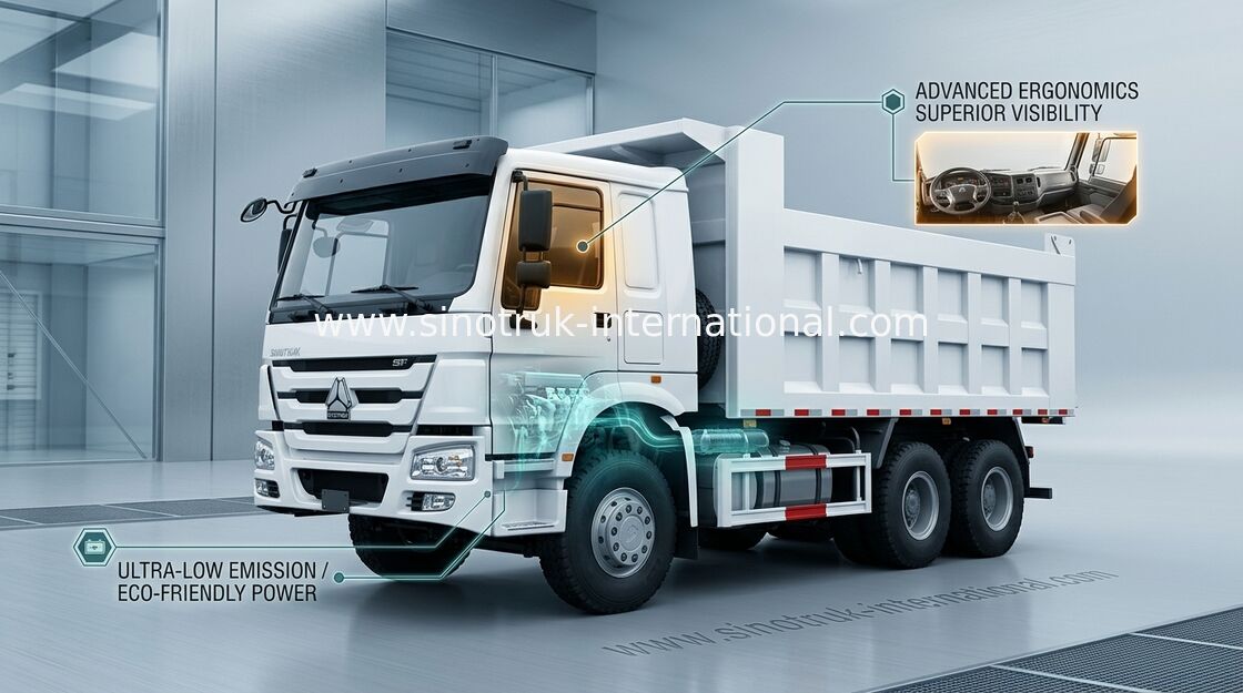 Тележка сброса 6X4 Tipper SINOTRUK HOWO 371HP LHD 25tons 10-25CBM ZZ3257N3847A